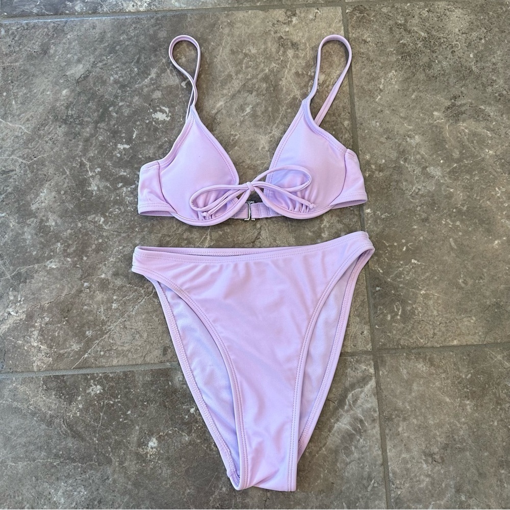Wild Fable Lavendar Underwire Bikini Set size XXS | XS